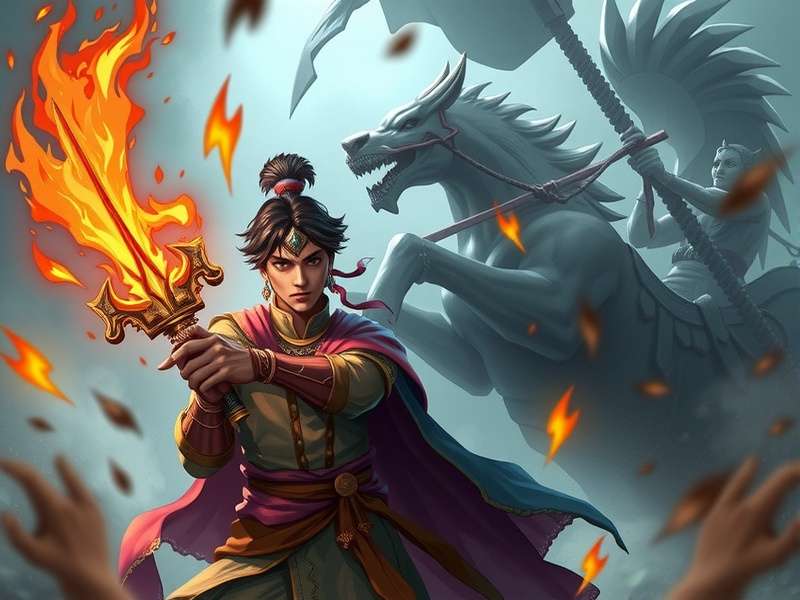 Blaze Sword Legend India Combat Scene